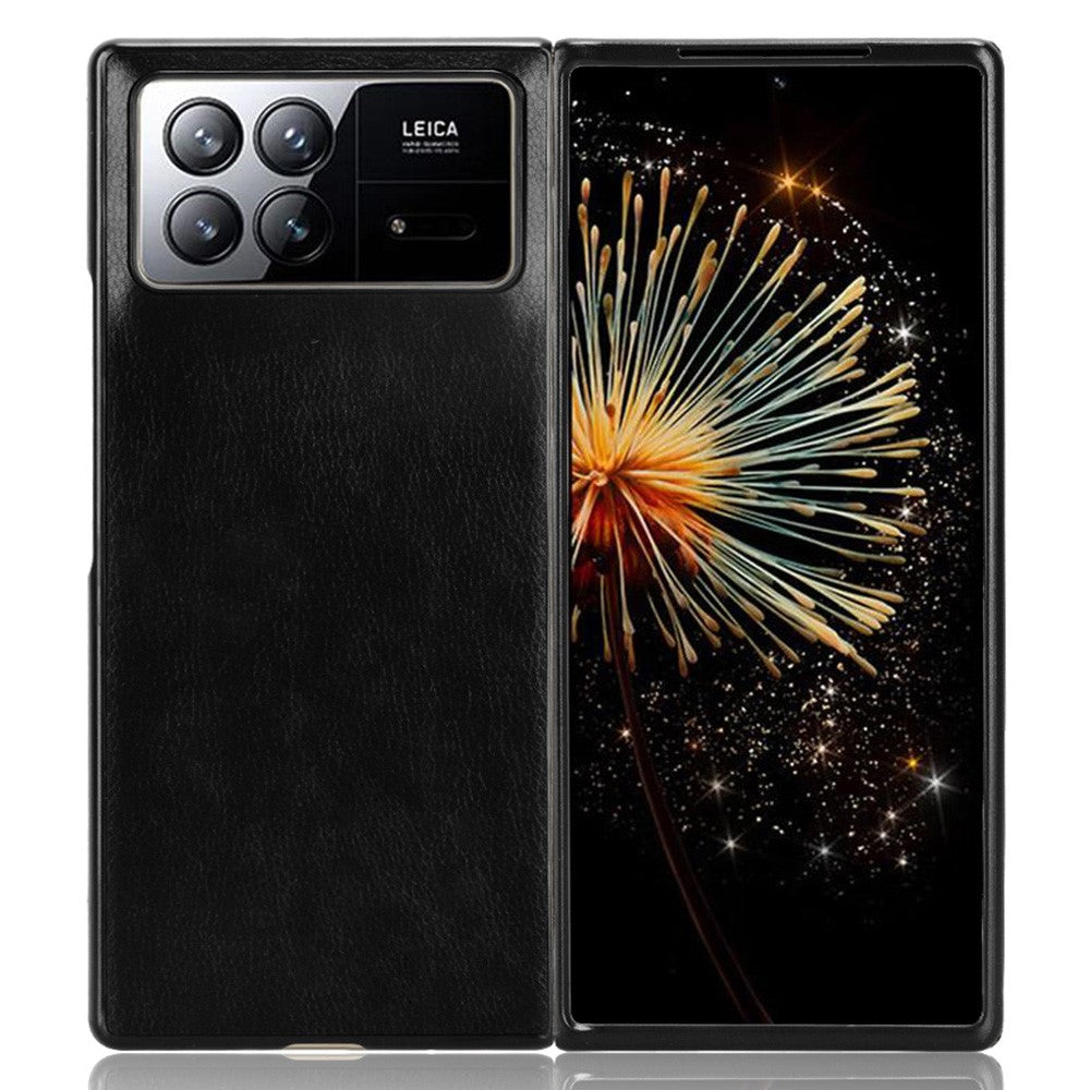 For Xiaomi Mix Fold 3 5G PU Leather Coated TPU+PC Protective Case Litchi Texture Folding Phone Cover