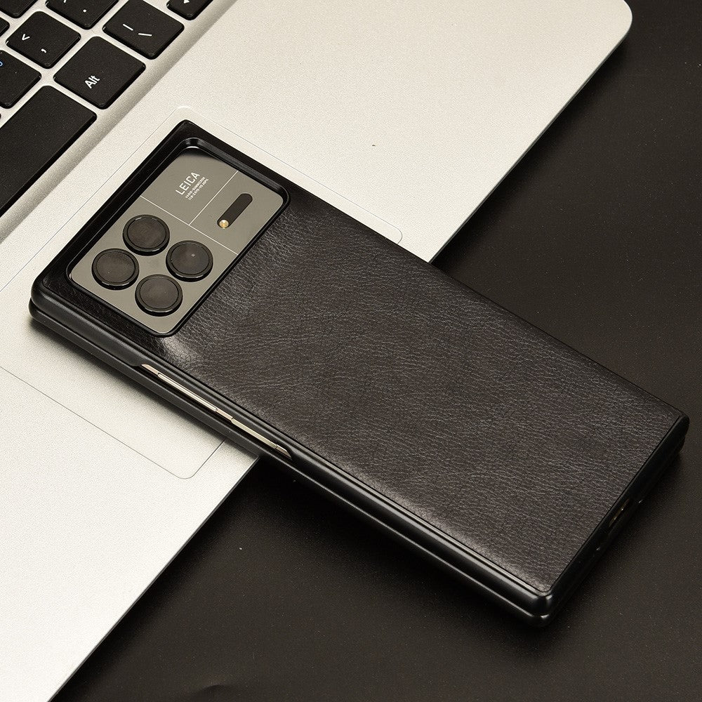 For Xiaomi Mix Fold 3 5G PU Leather Coated TPU+PC Protective Case Litchi Texture Folding Phone Cover