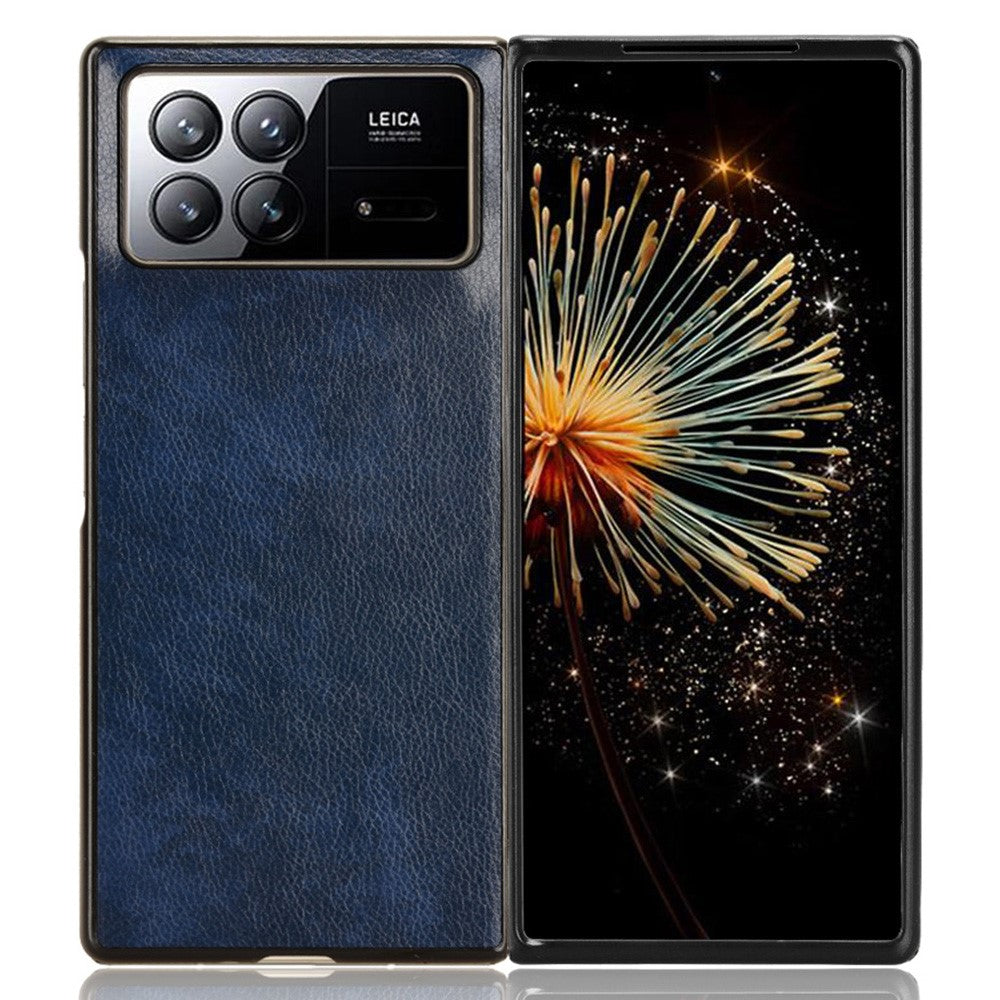 For Xiaomi Mix Fold 3 5G PU Leather Coated TPU+PC Protective Case Litchi Texture Folding Phone Cover