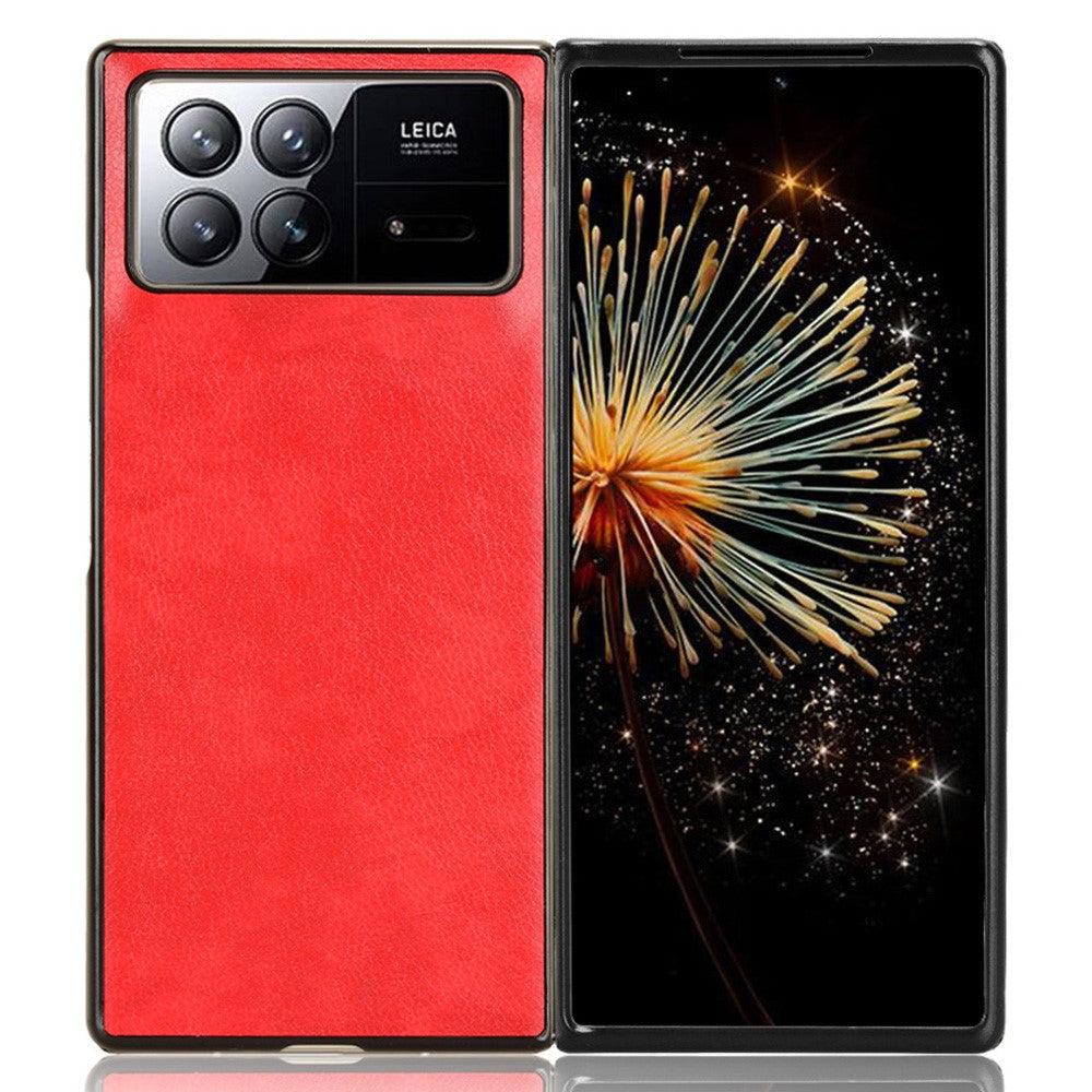 For Xiaomi Mix Fold 3 5G PU Leather Coated TPU+PC Protective Case Litchi Texture Folding Phone Cover