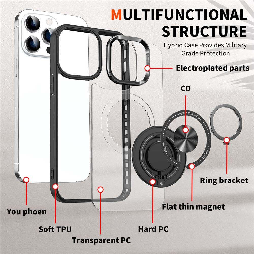 iPhone 15 Pro Max Magnetische Hülle – Kratzfest, stoßfest & mit Ständer