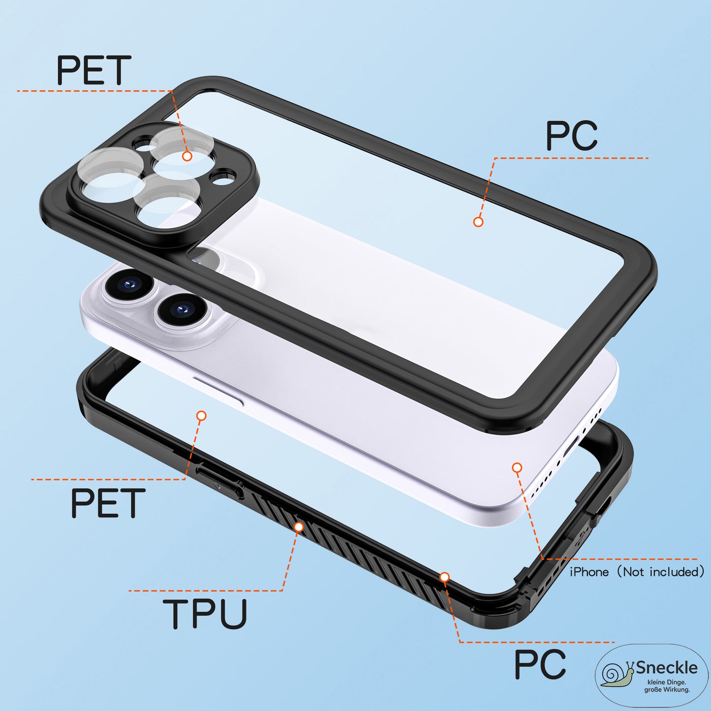 iPhone 15 Pro Max FS-Serie – IP68 Wasserdicht & Staubdicht