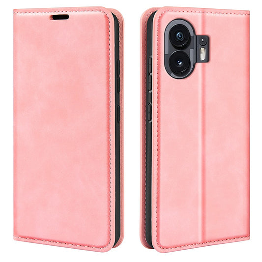 Nothing Phone (2) Wallet-Handyhülle – Aus PU-Leder, mit Ständer, Schutzhülle mit griffiger Oberfläche