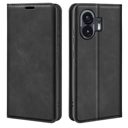 Nothing Phone (2) Wallet-Handyhülle – Aus PU-Leder, mit Ständer, Schutzhülle mit griffiger Oberfläche