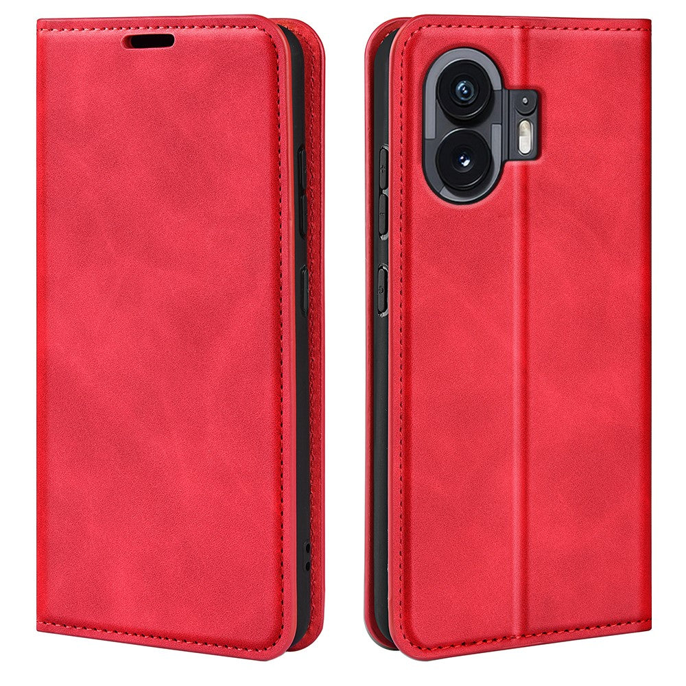 Nothing Phone (2) Wallet-Handyhülle – Aus PU-Leder, mit Ständer, Schutzhülle mit griffiger Oberfläche