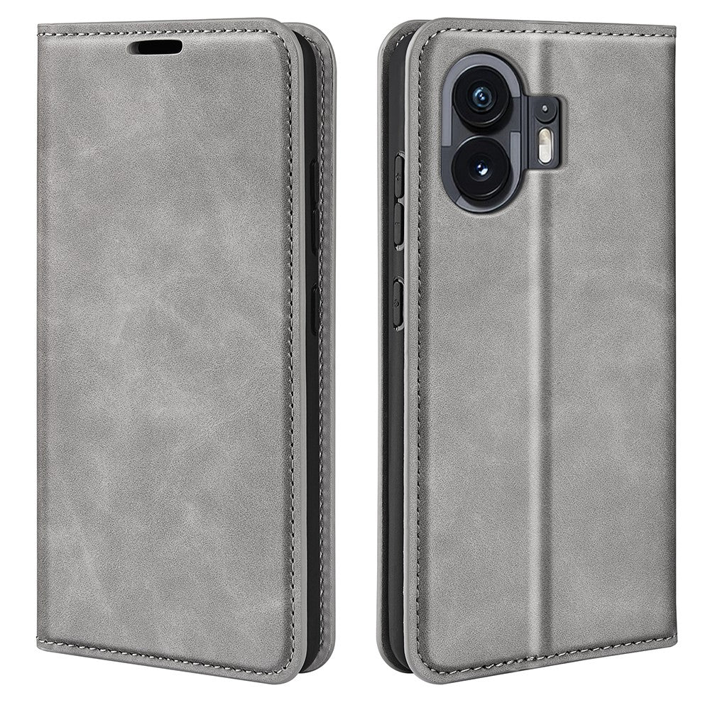 Nothing Phone (2) Wallet-Handyhülle – Aus PU-Leder, mit Ständer, Schutzhülle mit griffiger Oberfläche