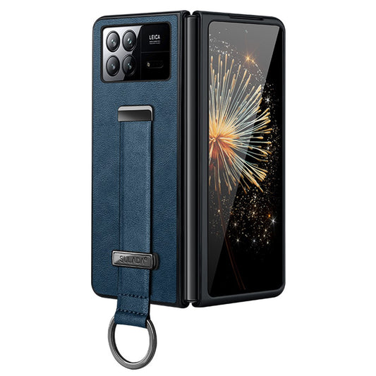Xiaomi Mix Fold 3 5G Handyhülle – SULADA Fashion Series aus Leder mit einziehbarem Riemen + PC