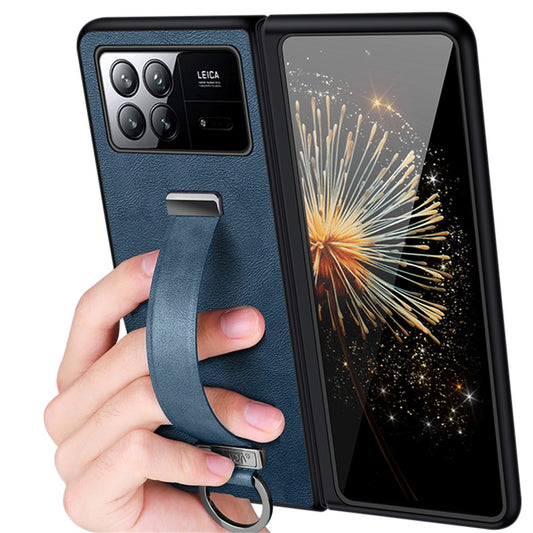 Xiaomi Mix Fold 3 5G Handyhülle – SULADA Fashion Series aus Leder mit einziehbarem Riemen + PC