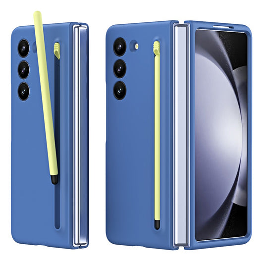 Galaxy Z Fold5 5G – Handyhülle aus Kunststoff, mit Stifthalter, mit Soft-Touch-Oberfläche