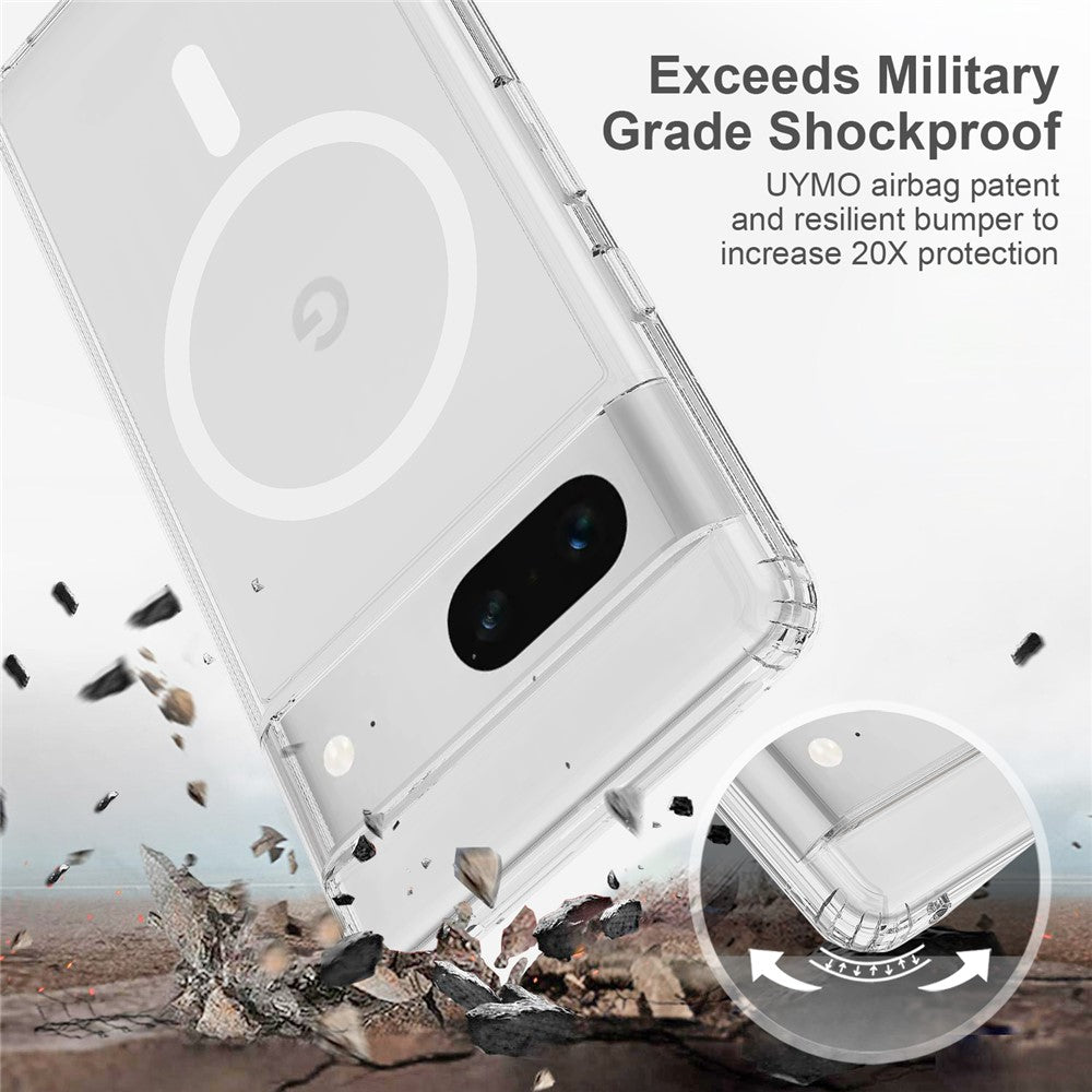 Pixel 7 5G Magnetische Hülle – Transparent