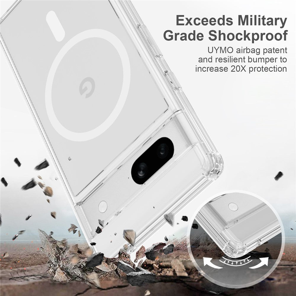 Pixel 7a Magnetische Hülle – Transparent