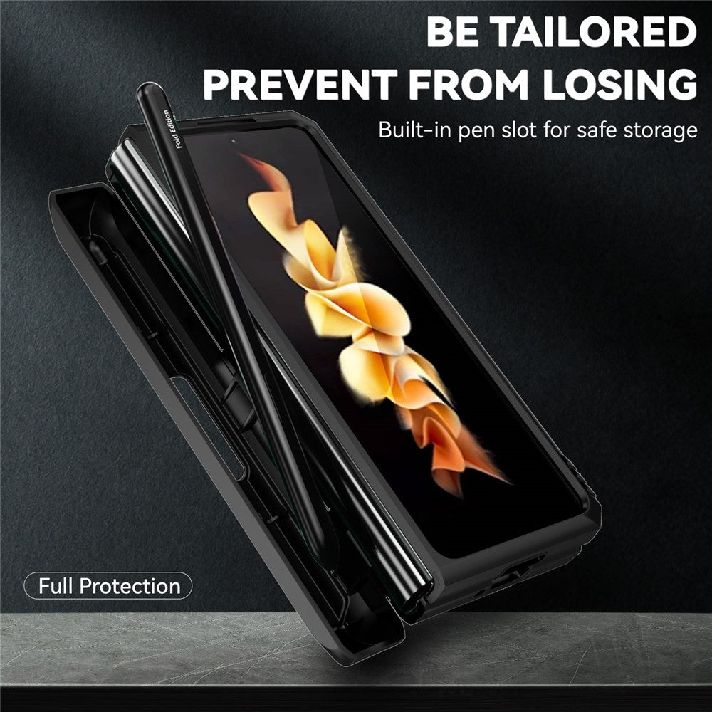 Galaxy Z Fold5 5G Stoßfeste Schutzhülle – mit Kameraschutz-Schieber & 360° Ringhalter