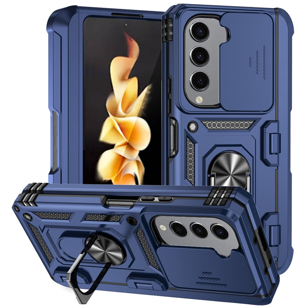 Galaxy Z Fold5 5G Stoßfeste Schutzhülle – mit Kameraschutz-Schieber & 360° Ringhalter