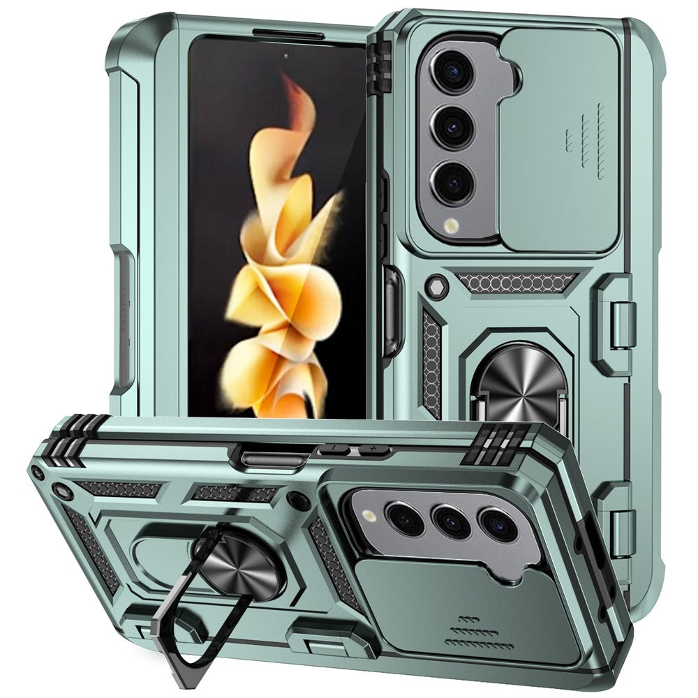 Galaxy Z Fold5 5G Stoßfeste Schutzhülle – mit Kameraschutz-Schieber & 360° Ringhalter