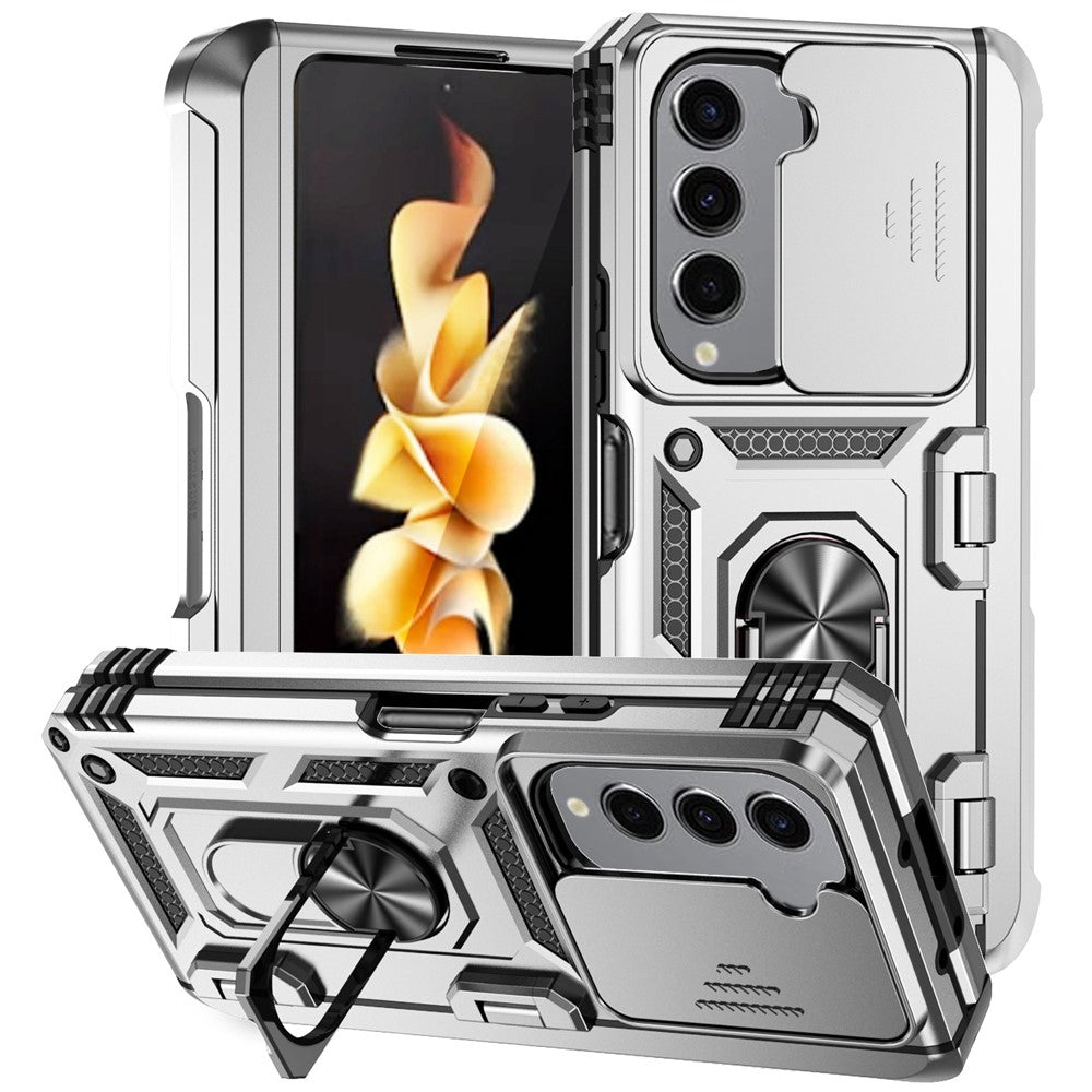 Galaxy Z Fold5 5G Stoßfeste Schutzhülle – mit Kameraschutz-Schieber & 360° Ringhalter
