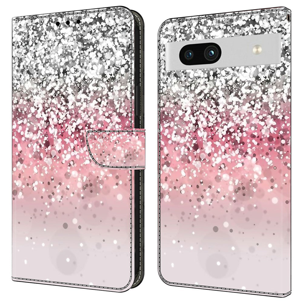 Pixel 7a Wallet-Hülle mit 3D-Muster & Magnetverschluss