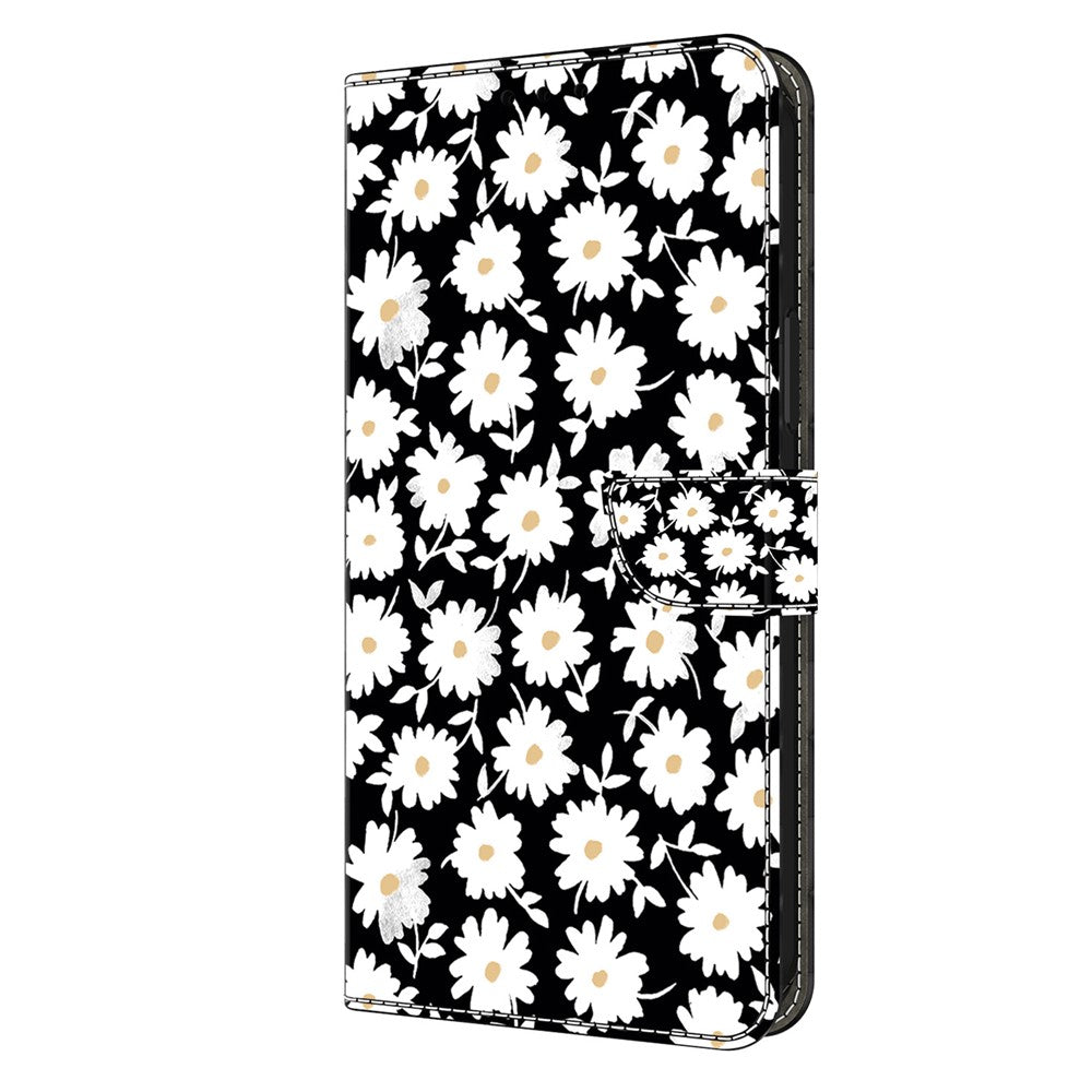 Galaxy A13 5G/4G Wallet-Hülle mit 3D-Muster & Magnetverschluss