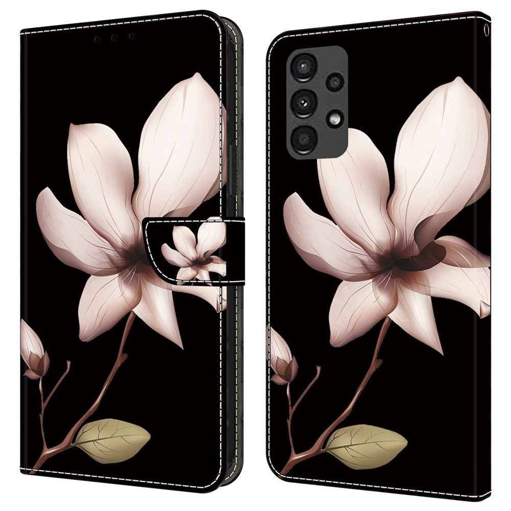 Galaxy A13 5G/4G Wallet-Hülle mit 3D-Muster & Magnetverschluss