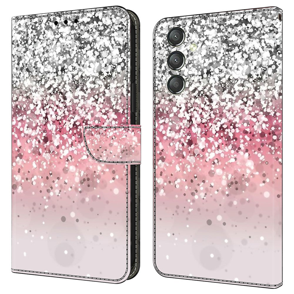 Galaxy A24 4G Wallet-Hülle mit 3D-Muster & Magnetverschluss