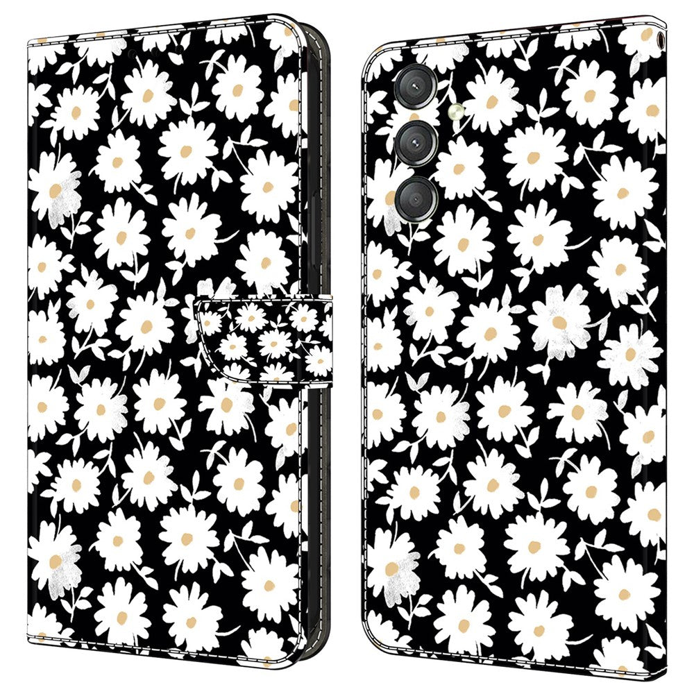 Galaxy A24 4G Wallet-Hülle mit 3D-Muster & Magnetverschluss