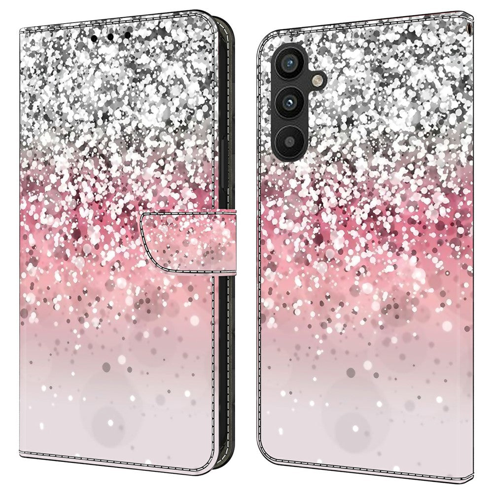 Galaxy A34 5G Wallet-Hülle mit 3D-Muster & Magnetverschluss