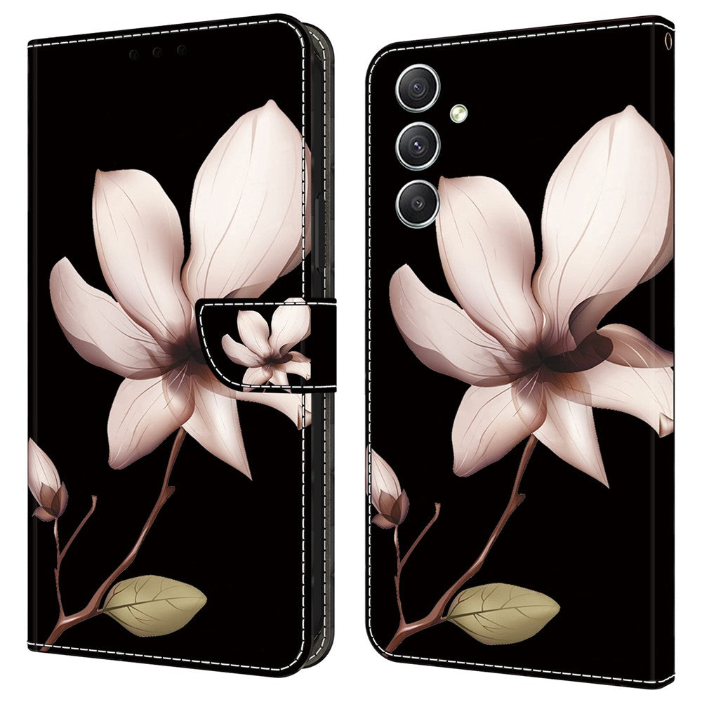 Galaxy A34 5G Wallet-Hülle mit 3D-Muster & Magnetverschluss