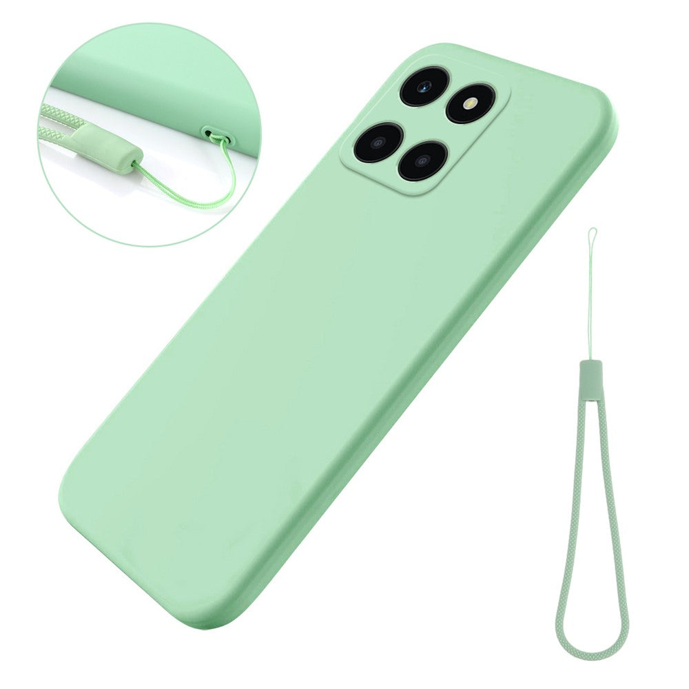 For Honor X6a 4G Case Anti-Scratch Liquid Silicone Cell Phone Protector Cover