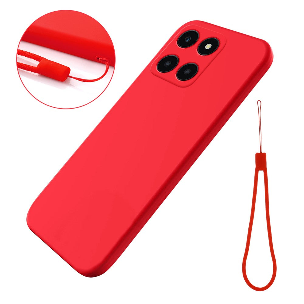 For Honor X6a 4G Case Anti-Scratch Liquid Silicone Cell Phone Protector Cover