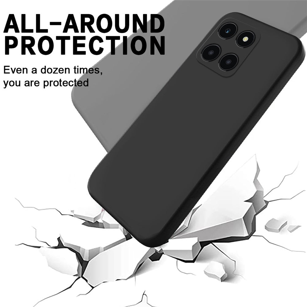 For Honor X6a 4G Case Anti-Scratch Liquid Silicone Cell Phone Protector Cover