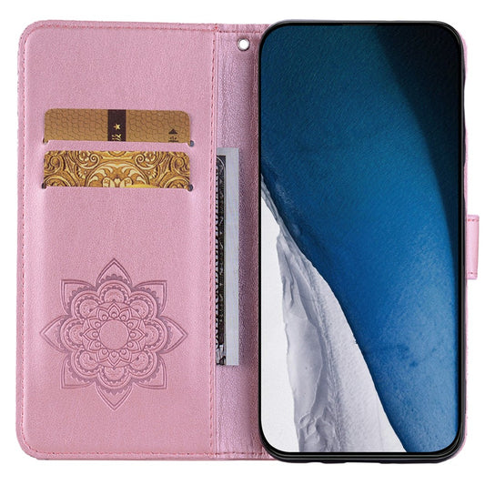 iPhone 15 Plus Handyhülle mit Eulenmuster & Strass-Steinen