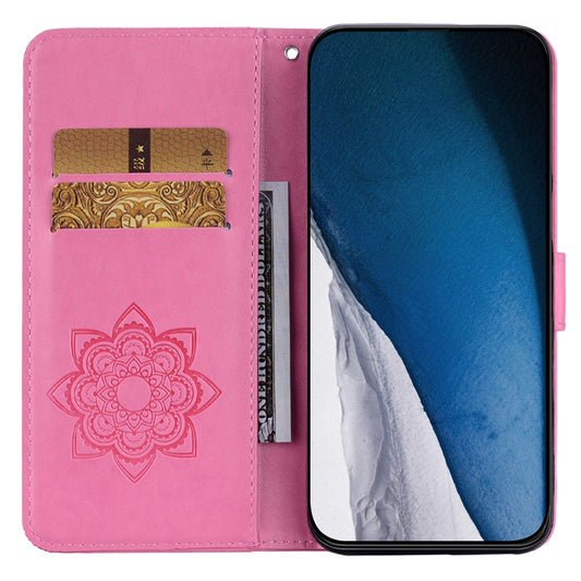 iPhone 15 Pro Handyhülle mit Eulenmuster & Strass-Steinen