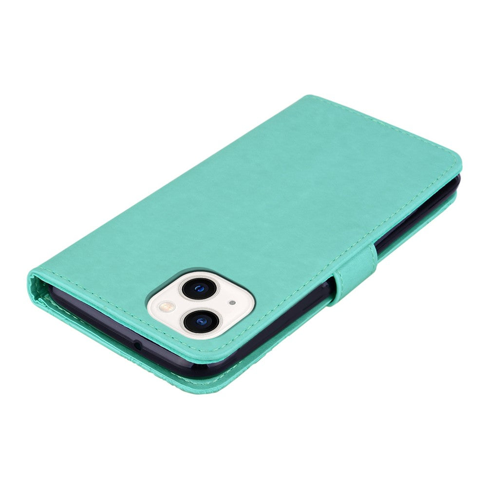 iPhone 15 Handyhülle mit Eulenmuster & Strass-Steinen