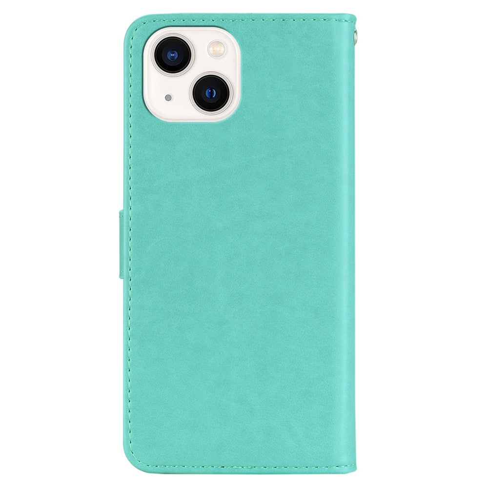 iPhone 15 Handyhülle mit Eulenmuster & Strass-Steinen