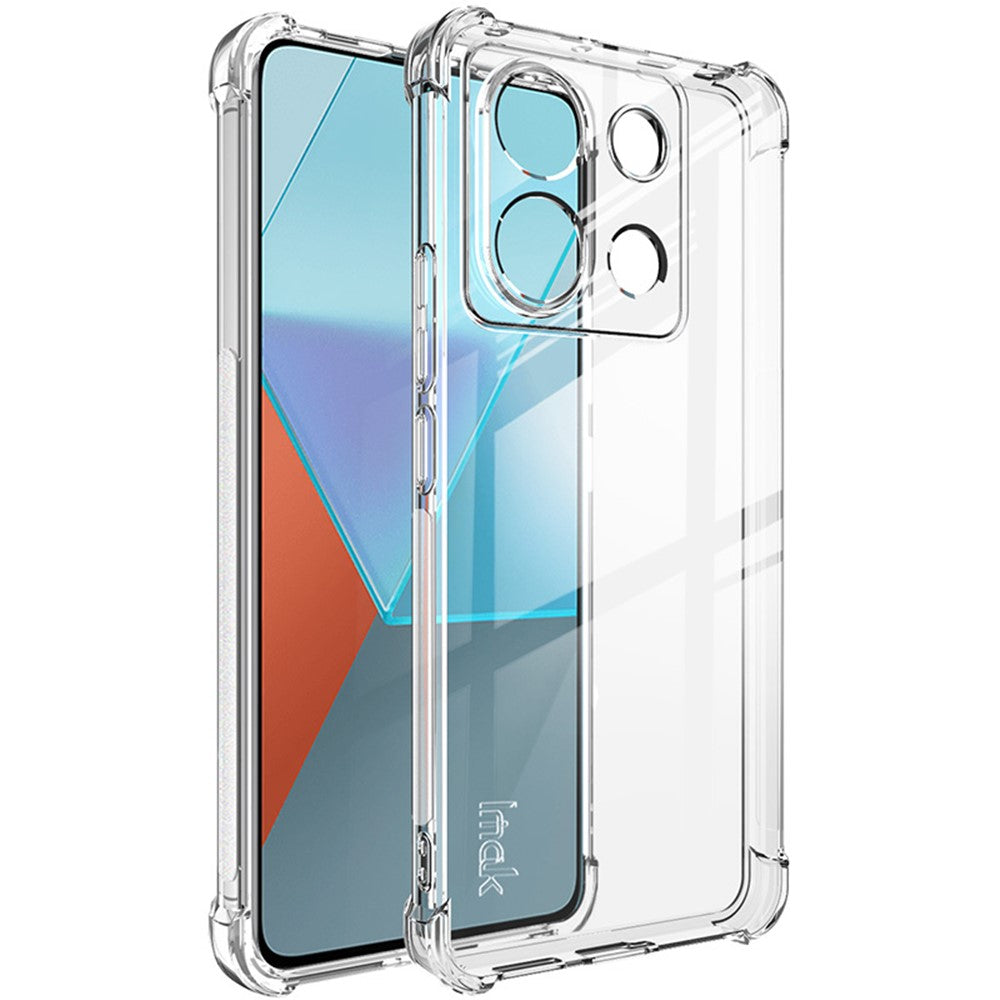 IMAK For Xiaomi Redmi Note 13 Pro 5G / Poco X6 5G Case Anti-Scratch TPU Cover Airbag Corner Anti-drop Phone Shell