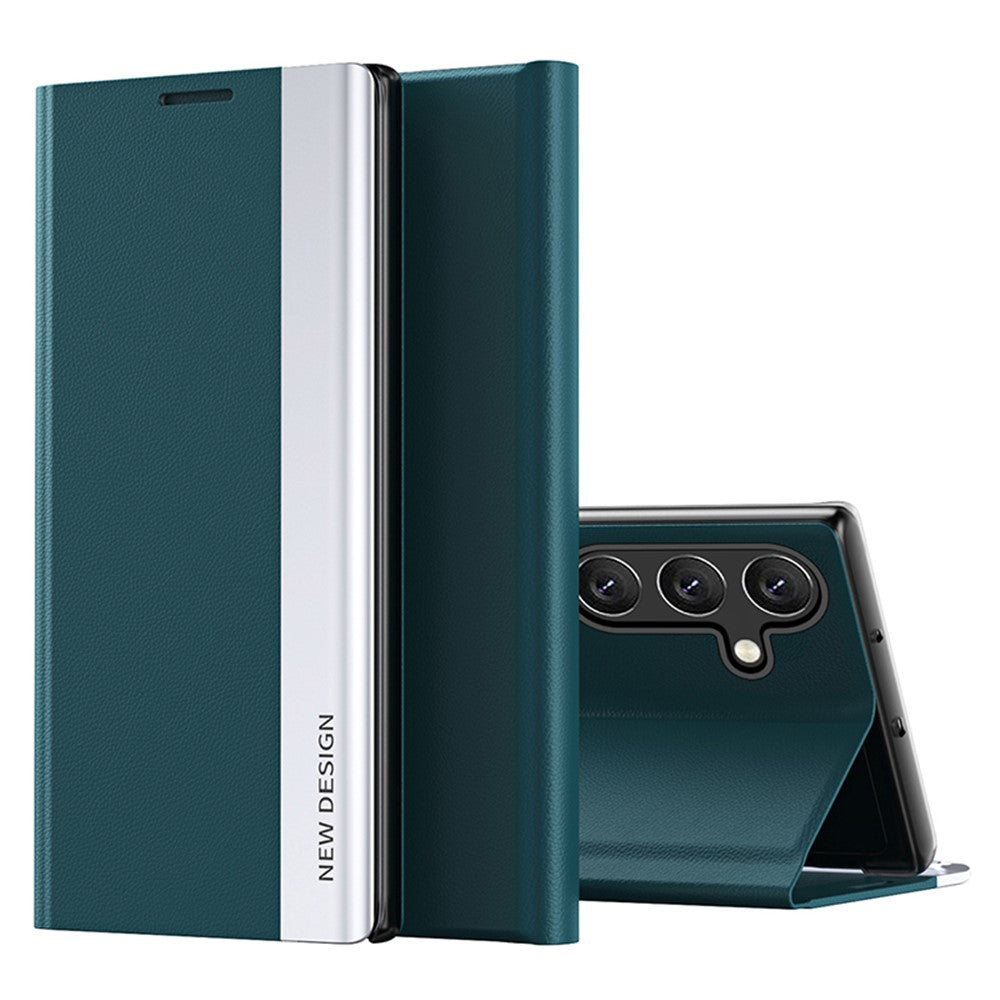 Galaxy A15 4G Klappbare Hülle – elegant, stoßfest, mit Ständer & galvanisierter Oberfläche