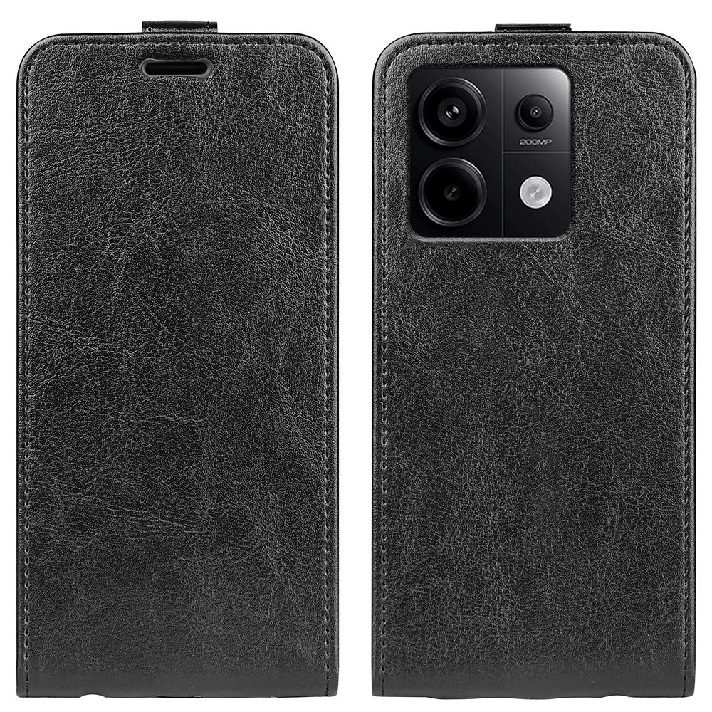 For Xiaomi Redmi Note 13 Pro 5G / Poco X6 5G Case Crazy Horse Texture Mobile Phone Leather Cover