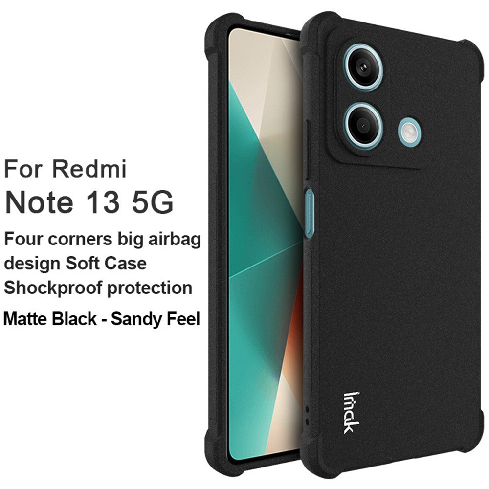 IMAK For Xiaomi Redmi Note 13 5G Case Drop-proof Matte Phone TPU Cover
