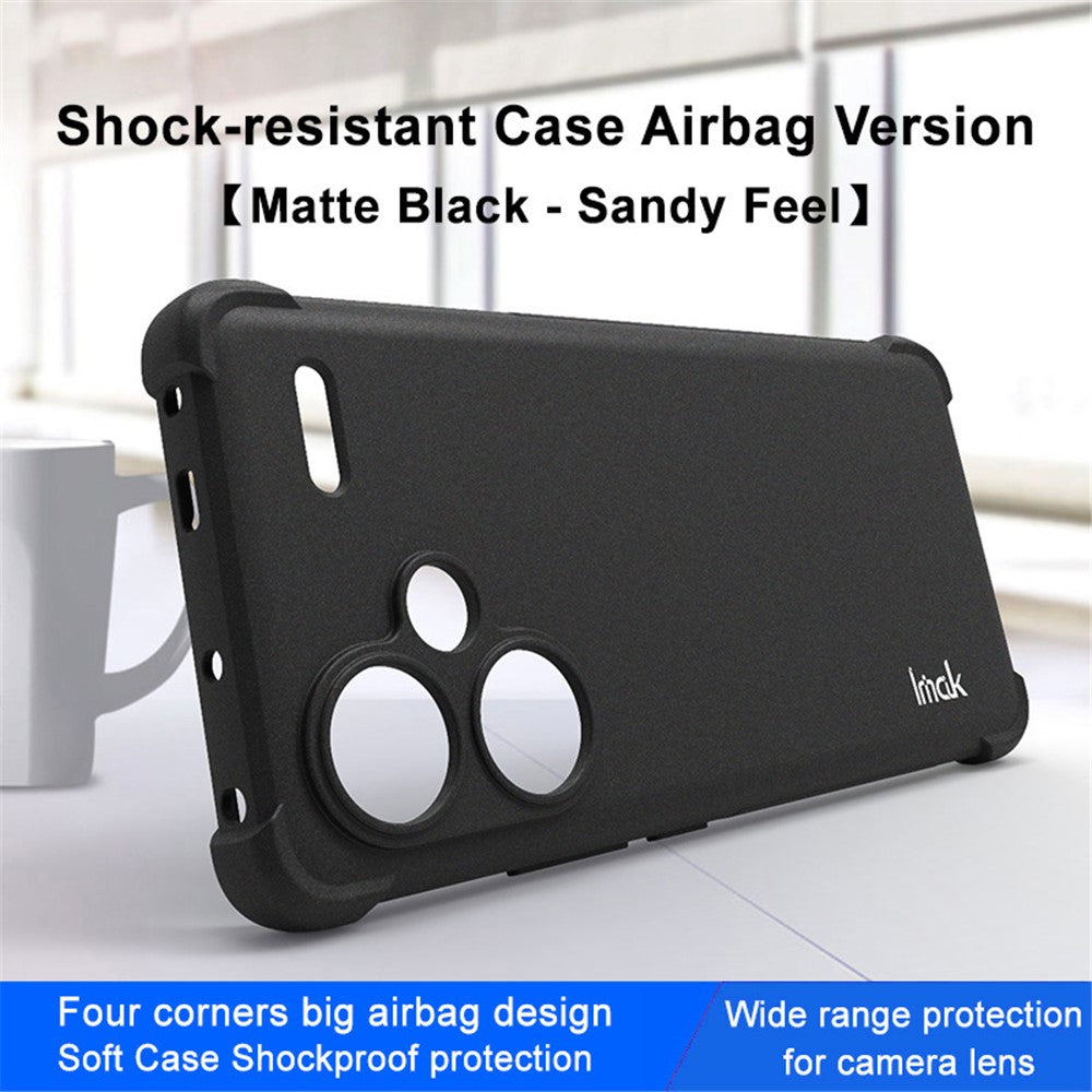 IMAK For Xiaomi Redmi Note 13 Pro+ TPU Case Anti-drop Matte Phone Back Cover
