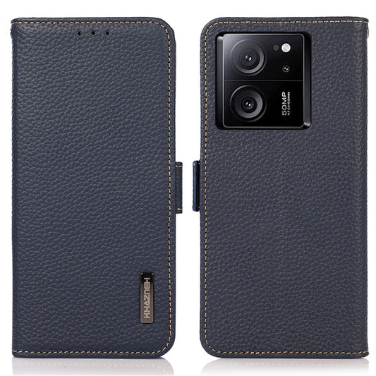 Xiaomi 13T / Xiaomi 13T Pro / Xiaomi Redmi K60 Ultra Handyhülle – KHAZNEH 13T / Redmi K60 Ultra Echtes Rindsleder mit RFID-Blockierung