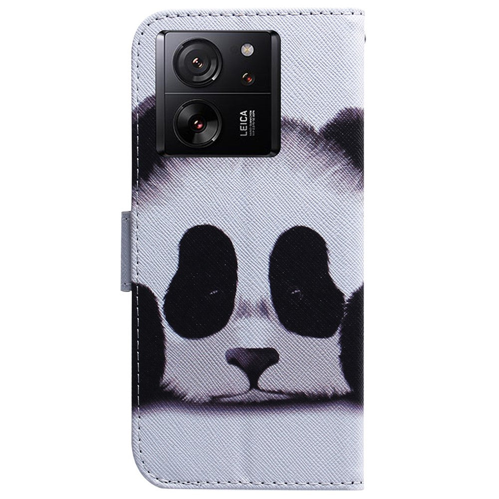 For Xiaomi Redmi K60 Ultra / 13T / 13T Pro Case PU Leather Stand Pattern Printing Phone Cover