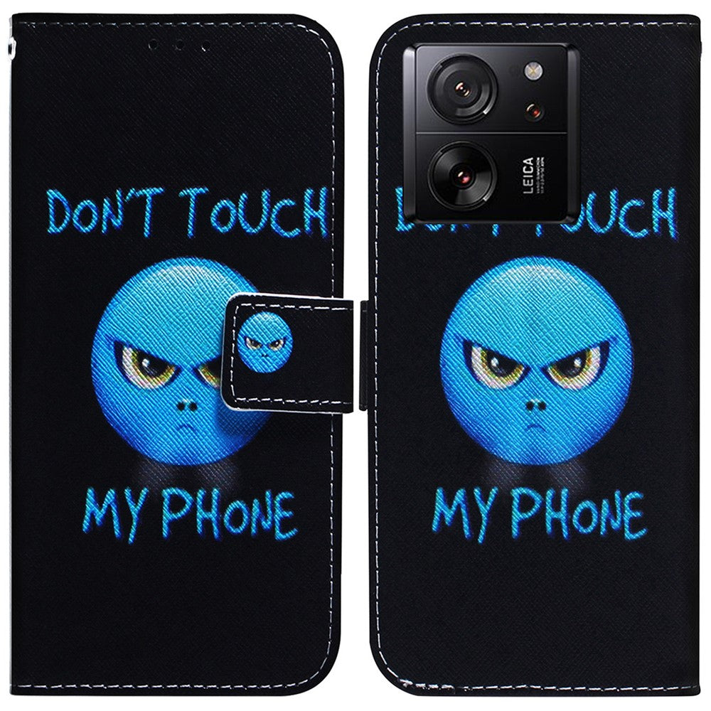 For Xiaomi Redmi K60 Ultra / 13T / 13T Pro Case PU Leather Stand Pattern Printing Phone Cover