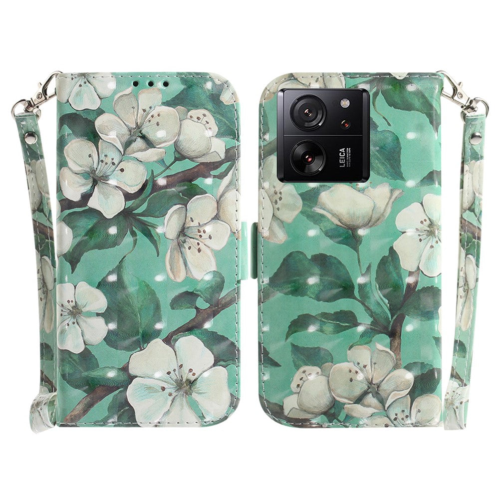 For Xiaomi Redmi K60 Ultra / 13T / 13T Pro Case Wallet PU Leather Pattern Printing Phone Cover
