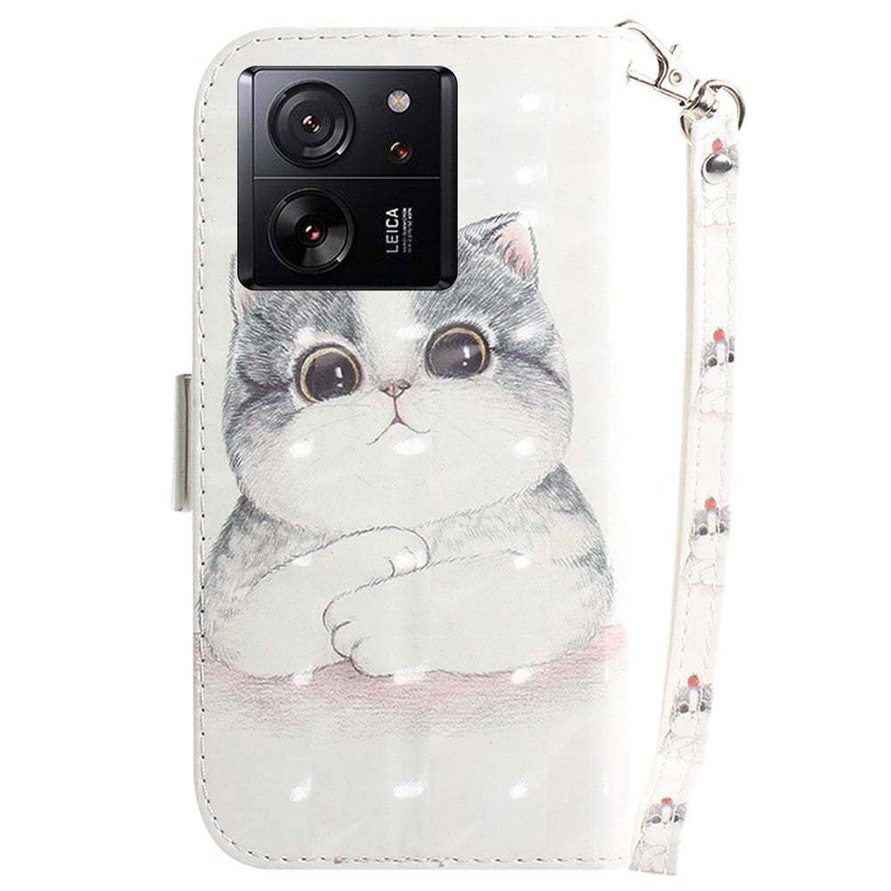 For Xiaomi Redmi K60 Ultra / 13T / 13T Pro Case Wallet PU Leather Pattern Printing Phone Cover