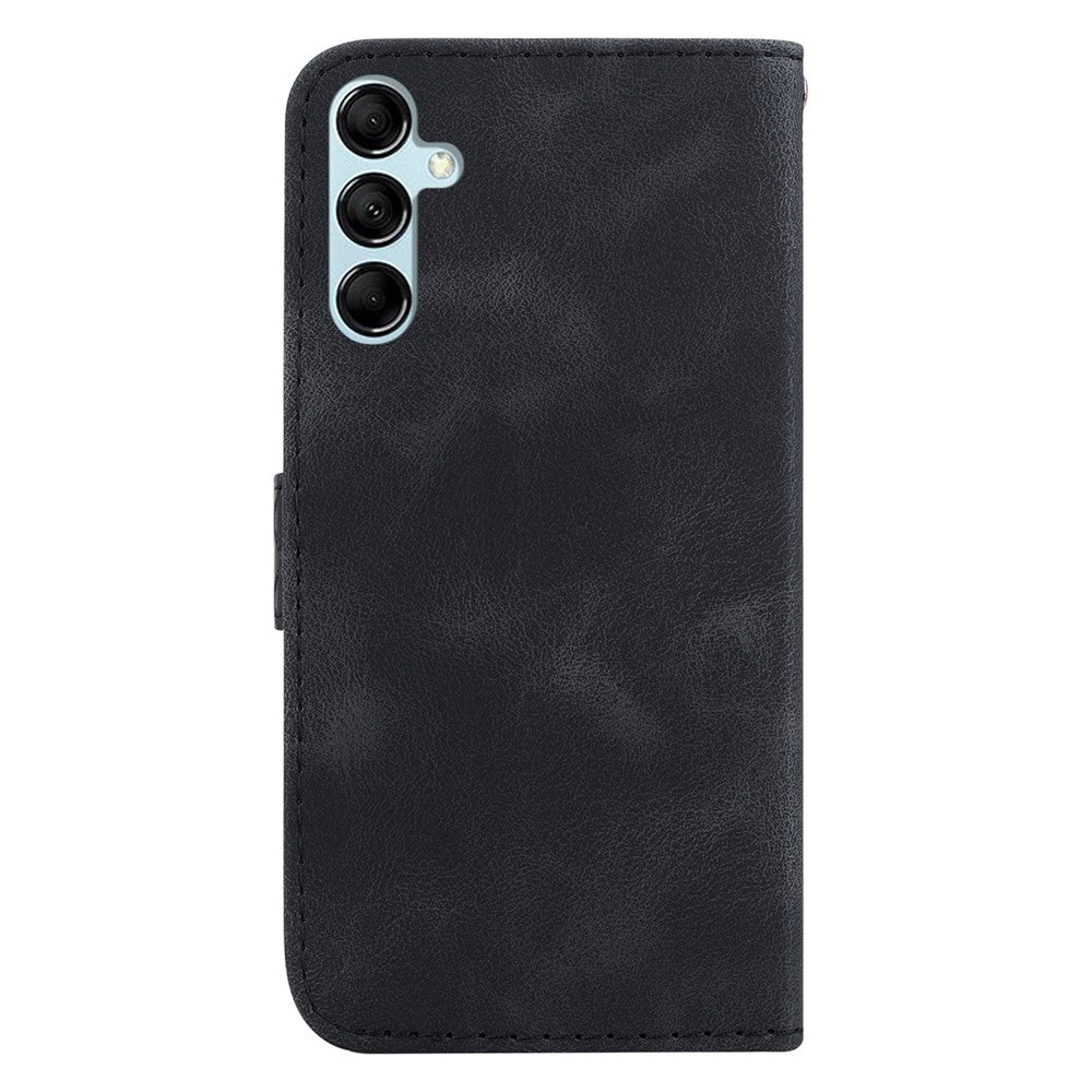 Galaxy A15 4G Leder-Wallet-Hülle – Mit Prägung & Ständer