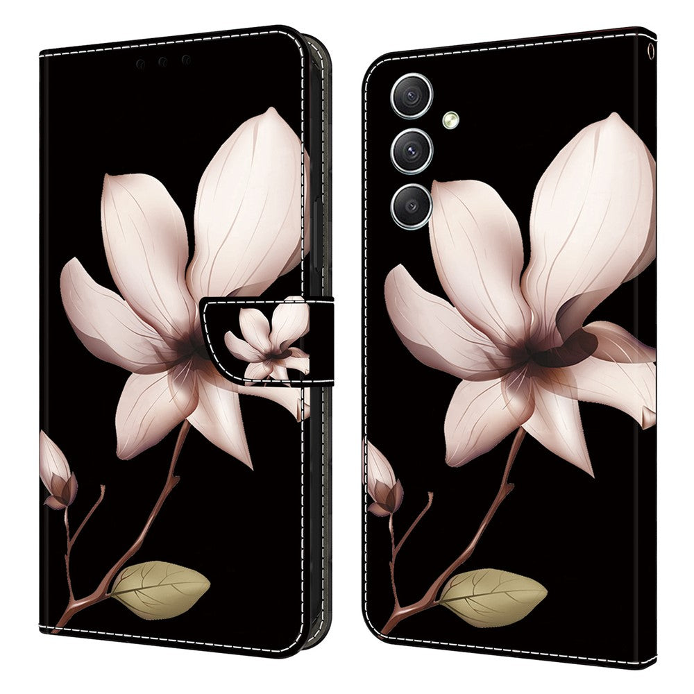 Galaxy A15 4G Wallet-Hülle mit 3D-Muster & Magnetverschluss