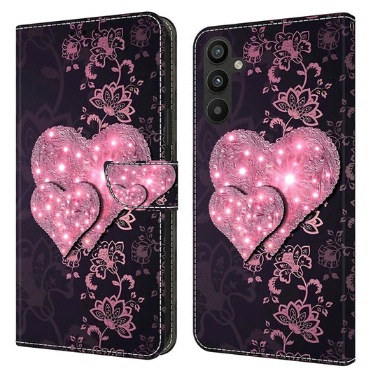 Galaxy A15 4G Wallet-Hülle – Mit 3D-Muster, Kartenfächer & Ständer