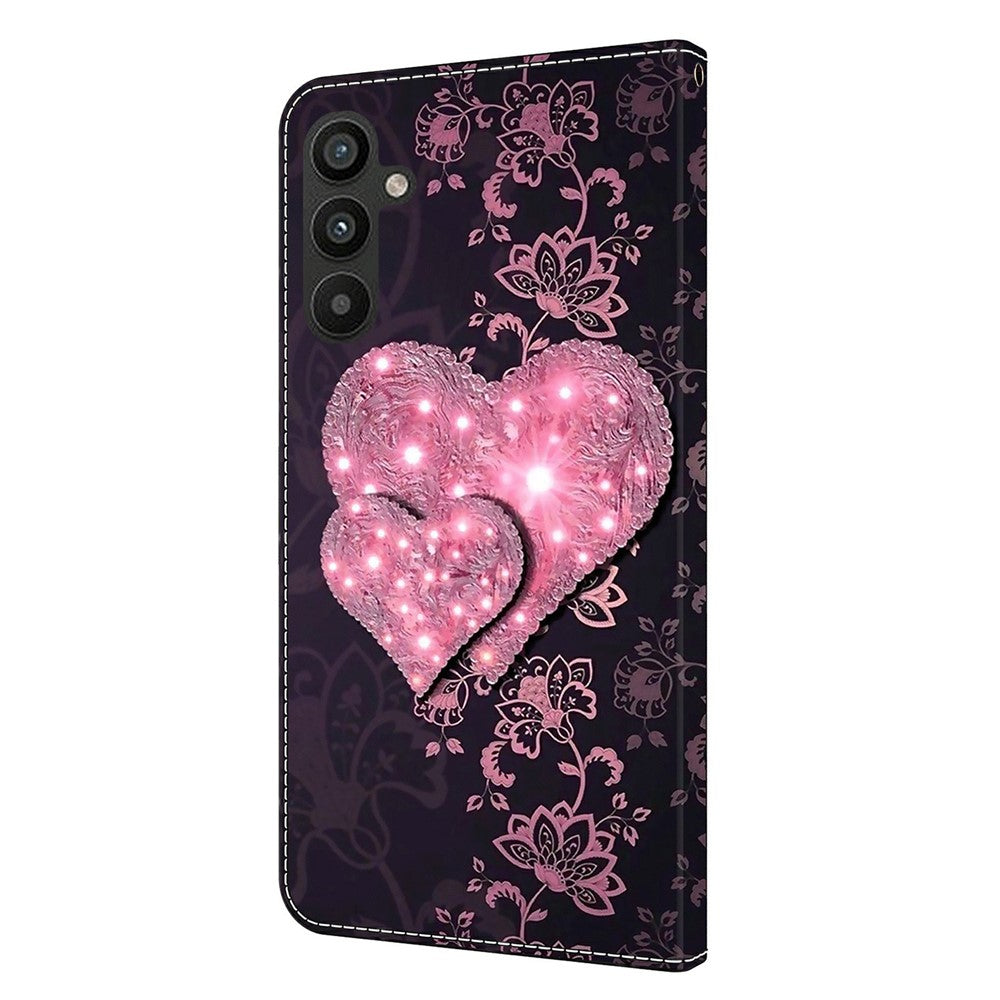 Galaxy A15 4G Wallet-Hülle – Mit 3D-Muster, Kartenfächer & Ständer