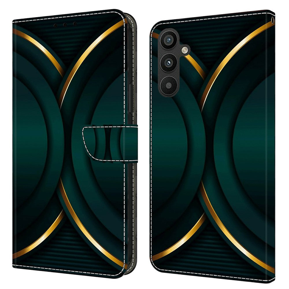 Galaxy A15 4G Wallet-Hülle – Mit 3D-Muster, Kartenfächer & Ständer