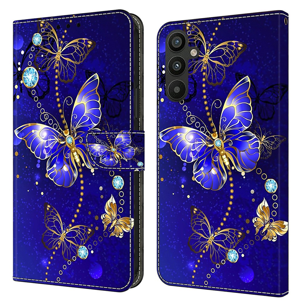 Galaxy A15 4G Wallet-Hülle – Mit 3D-Muster, Kartenfächer & Ständer