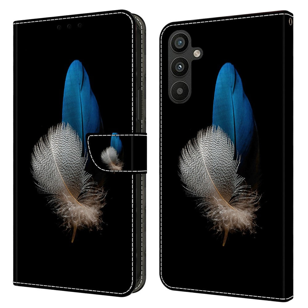 Galaxy A15 4G Wallet-Hülle – Mit 3D-Muster, Kartenfächer & Ständer